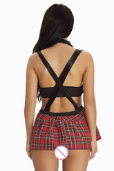 Necktie 3 Pieces Girls School Cosplay Sets - Dress In Beauty